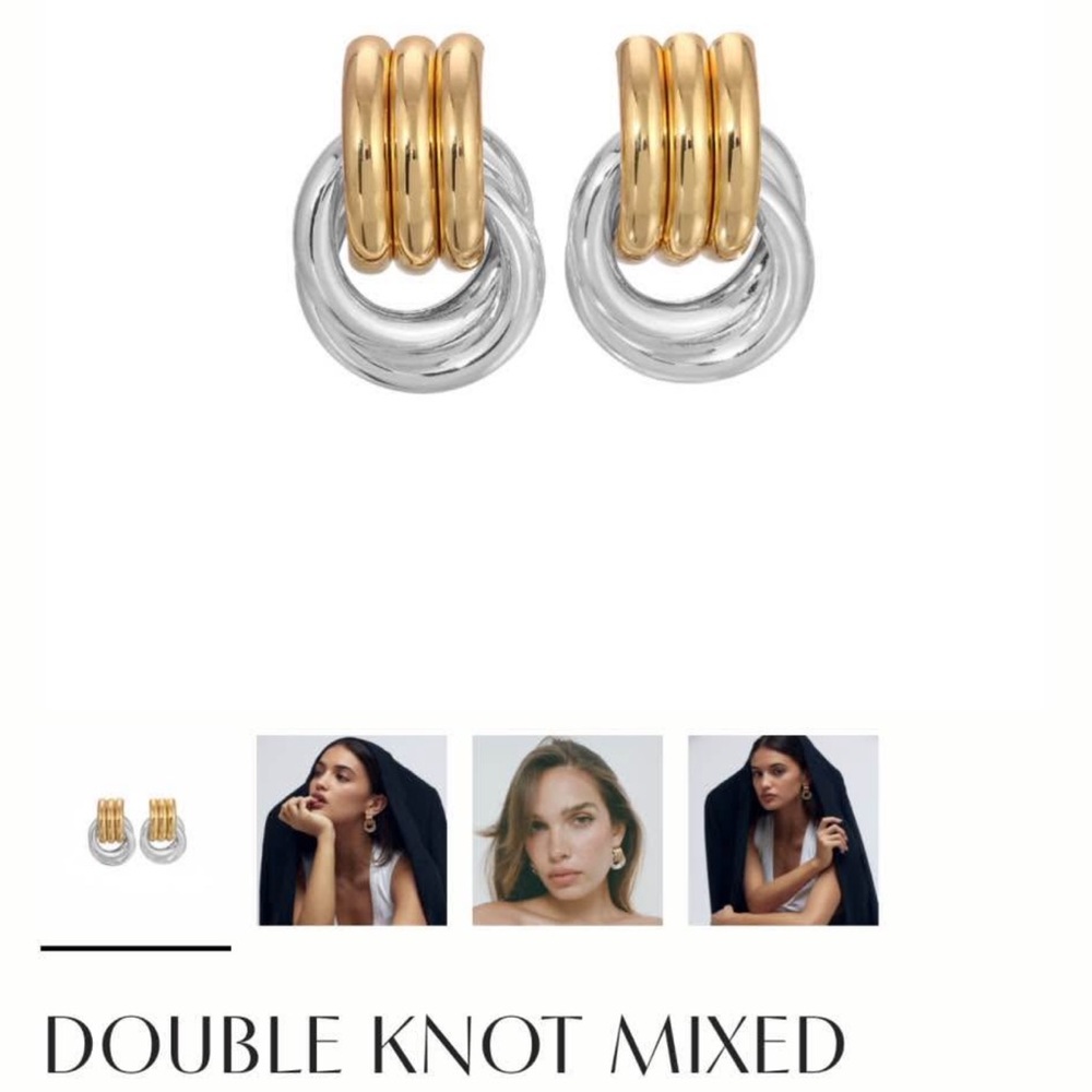 Heaven Mayhem Double Knot Mixed Earrings